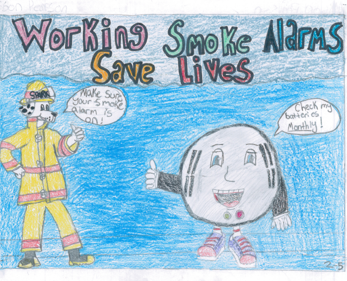 Fire safety poster